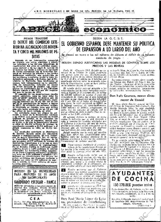 ABC MADRID 01-05-1974 página 53