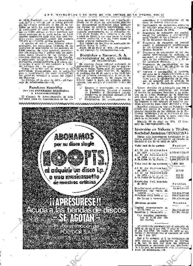ABC MADRID 01-05-1974 página 63