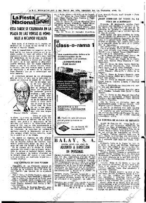 ABC MADRID 01-05-1974 página 71