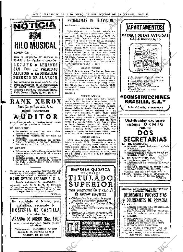 ABC MADRID 01-05-1974 página 82