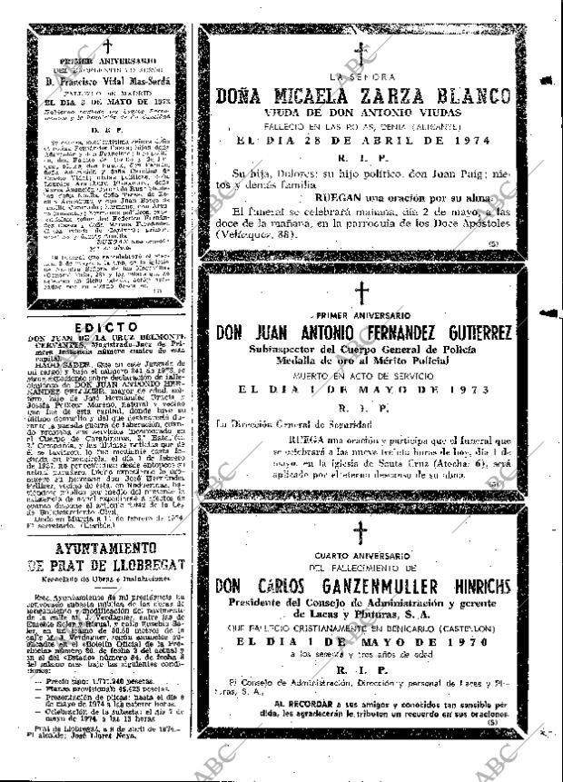 ABC MADRID 01-05-1974 página 95