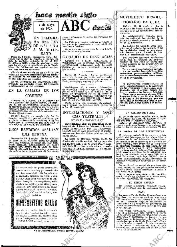 ABC MADRID 01-05-1974 página 99