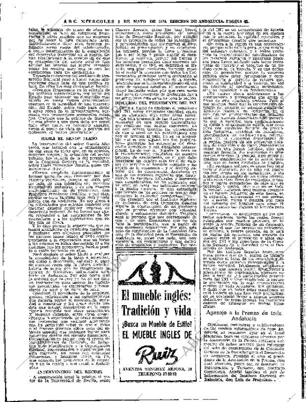 ABC SEVILLA 01-05-1974 página 42