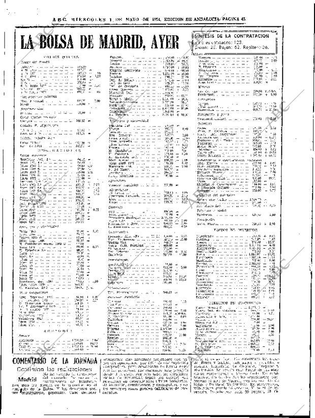 ABC SEVILLA 01-05-1974 página 45