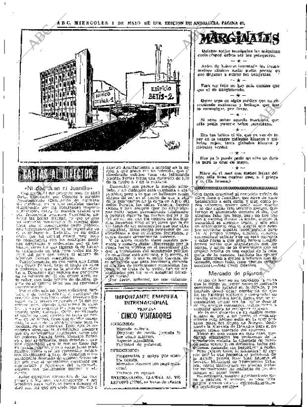 ABC SEVILLA 01-05-1974 página 47
