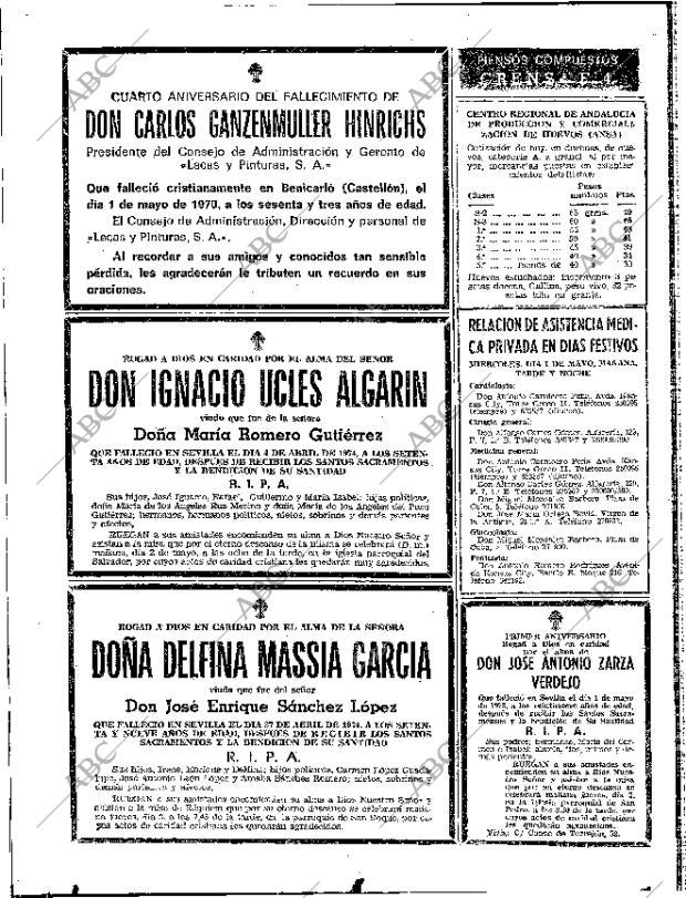 ABC SEVILLA 01-05-1974 página 68
