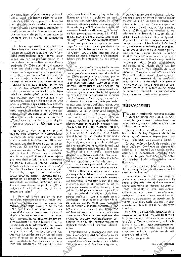 BLANCO Y NEGRO MADRID 04-05-1974 página 27