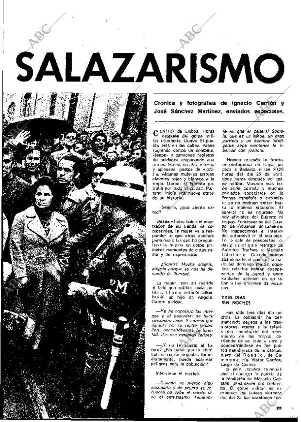 BLANCO Y NEGRO MADRID 04-05-1974 página 29