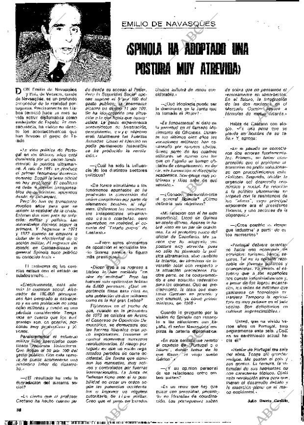 BLANCO Y NEGRO MADRID 04-05-1974 página 38