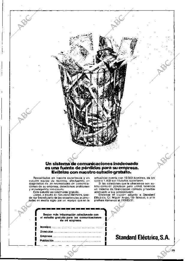 BLANCO Y NEGRO MADRID 04-05-1974 página 55