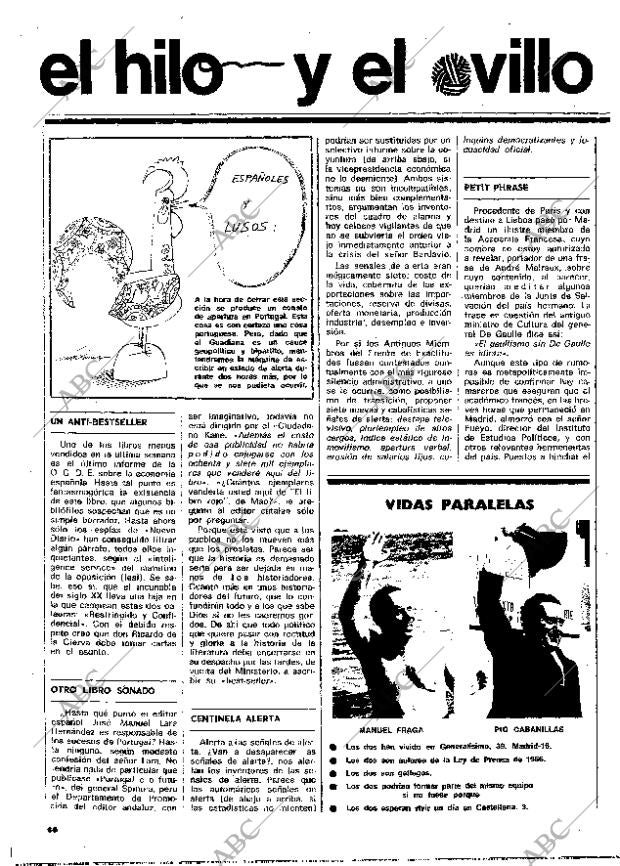 BLANCO Y NEGRO MADRID 04-05-1974 página 60