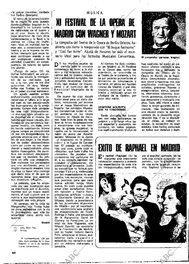 BLANCO Y NEGRO MADRID 04-05-1974 página 64