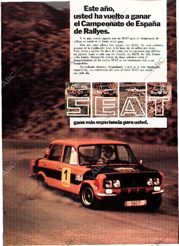 BLANCO Y NEGRO MADRID 04-05-1974 página 72