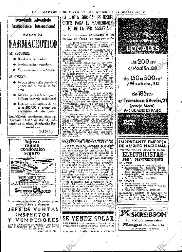 ABC MADRID 07-05-1974 página 38