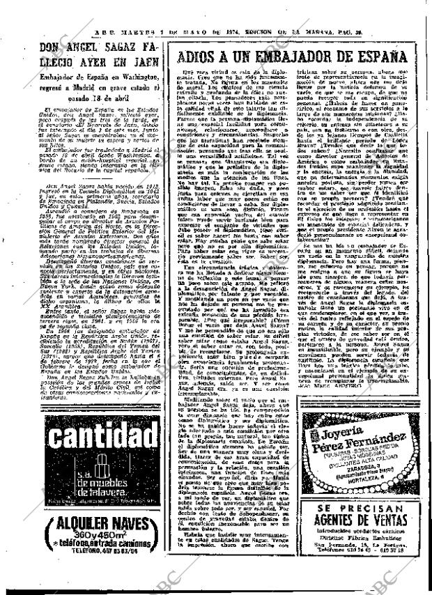 ABC MADRID 07-05-1974 página 39