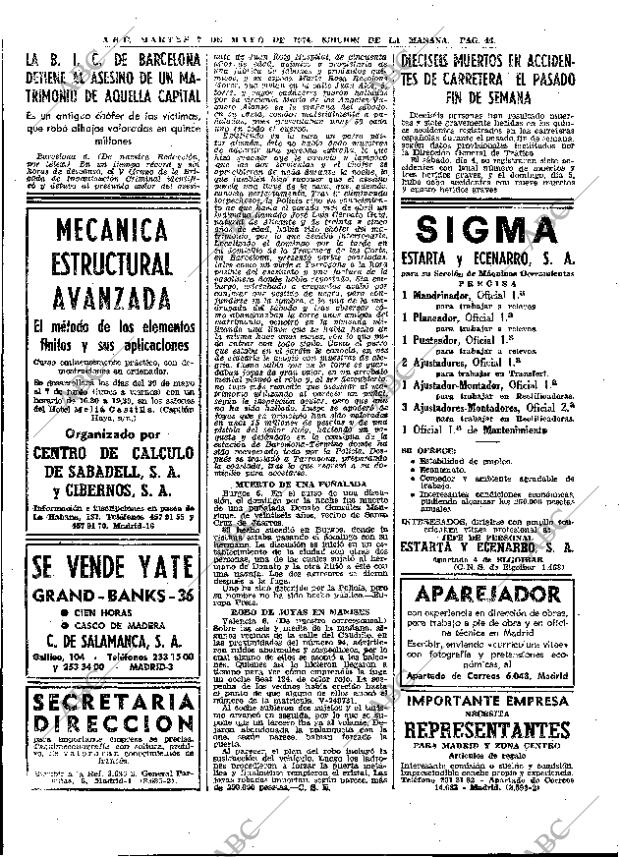 ABC MADRID 07-05-1974 página 44