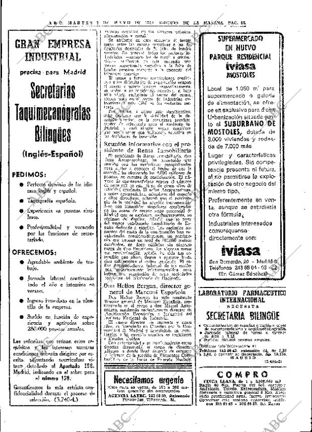 ABC MADRID 07-05-1974 página 66