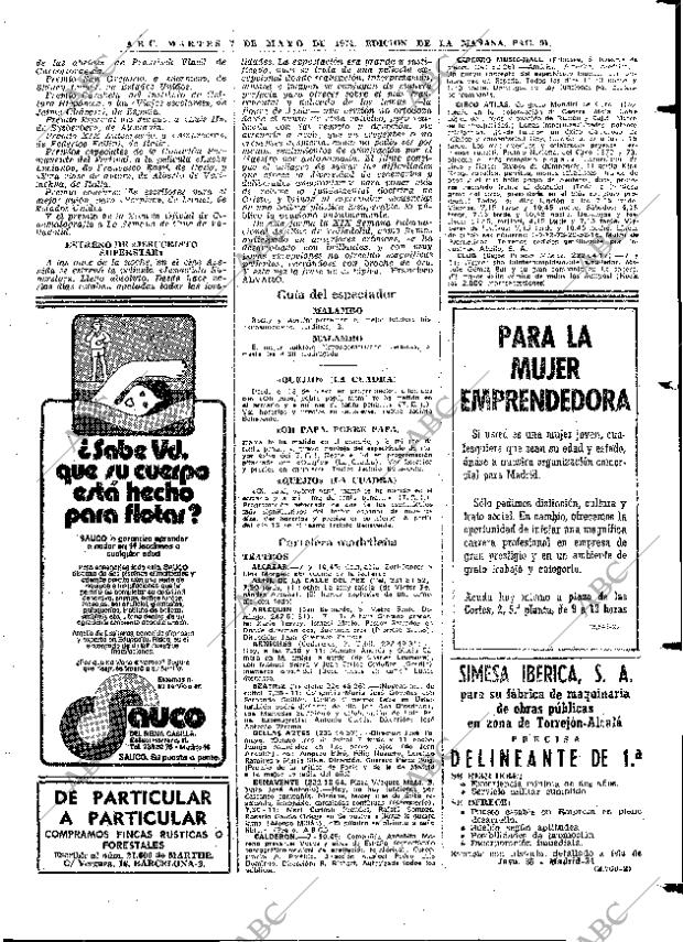 ABC MADRID 07-05-1974 página 91