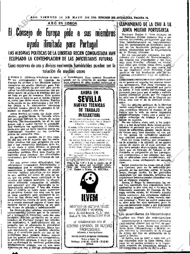 ABC SEVILLA 10-05-1974 página 33