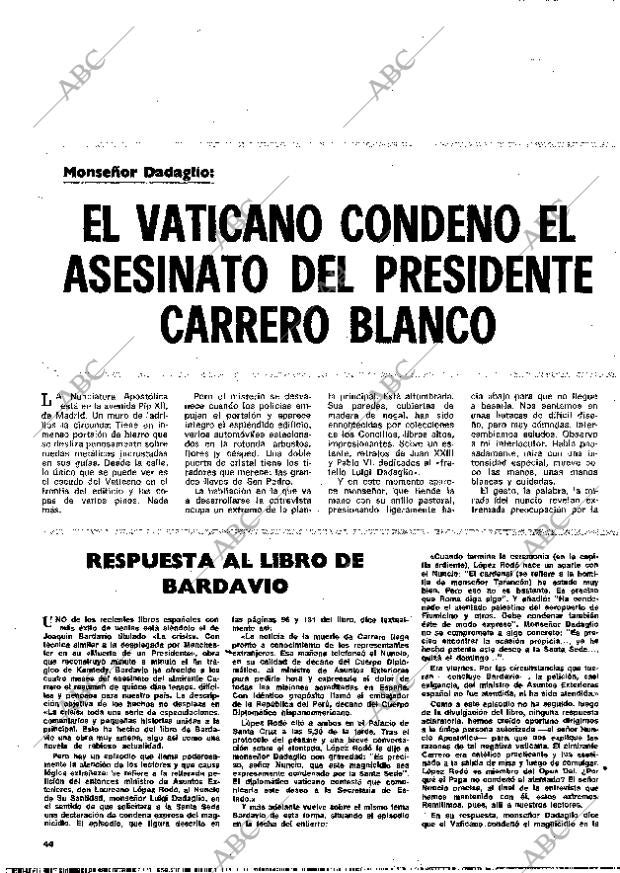 BLANCO Y NEGRO MADRID 11-05-1974 página 44