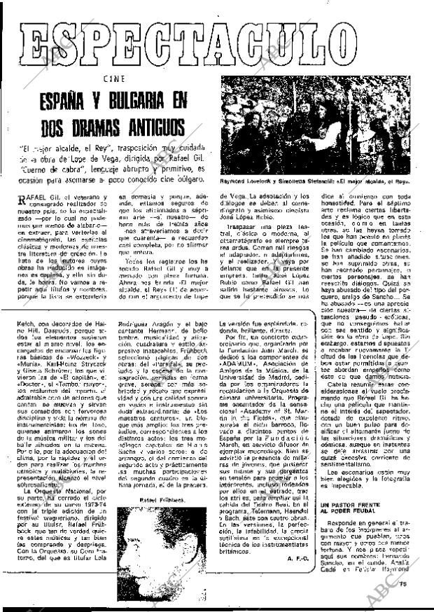 BLANCO Y NEGRO MADRID 11-05-1974 página 75