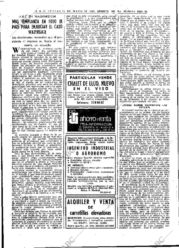 ABC MADRID 16-05-1974 página 36