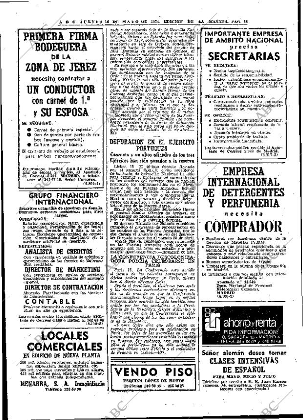 ABC MADRID 16-05-1974 página 38