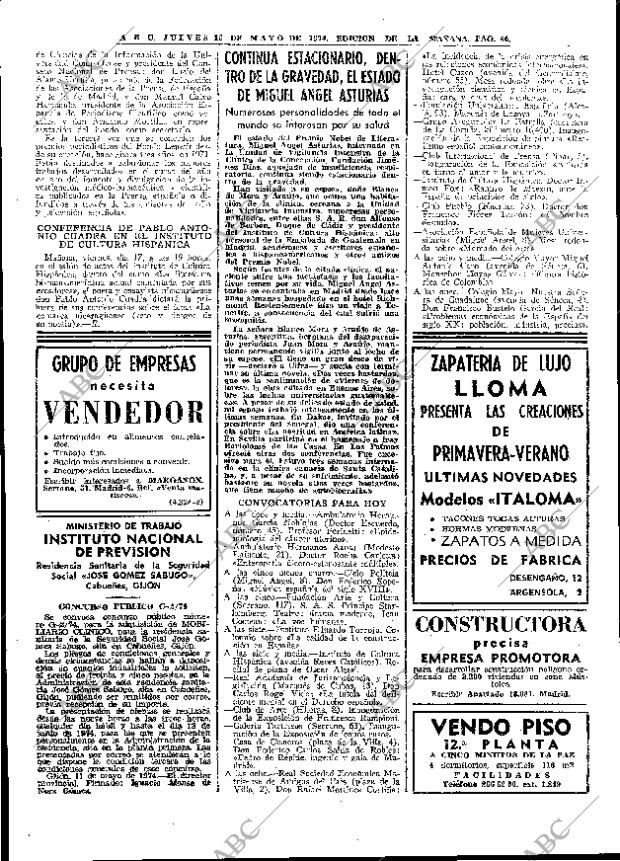 ABC MADRID 16-05-1974 página 60