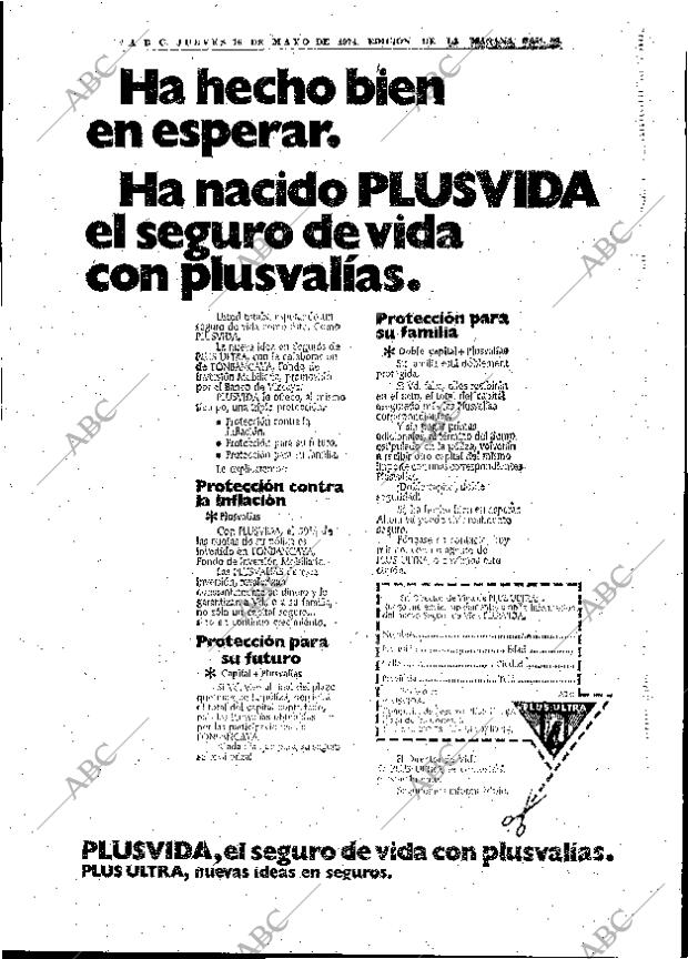ABC MADRID 16-05-1974 página 65