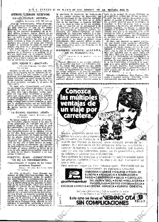 ABC MADRID 16-05-1974 página 71