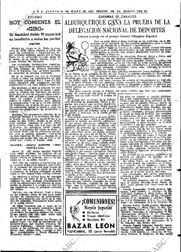 ABC MADRID 16-05-1974 página 87