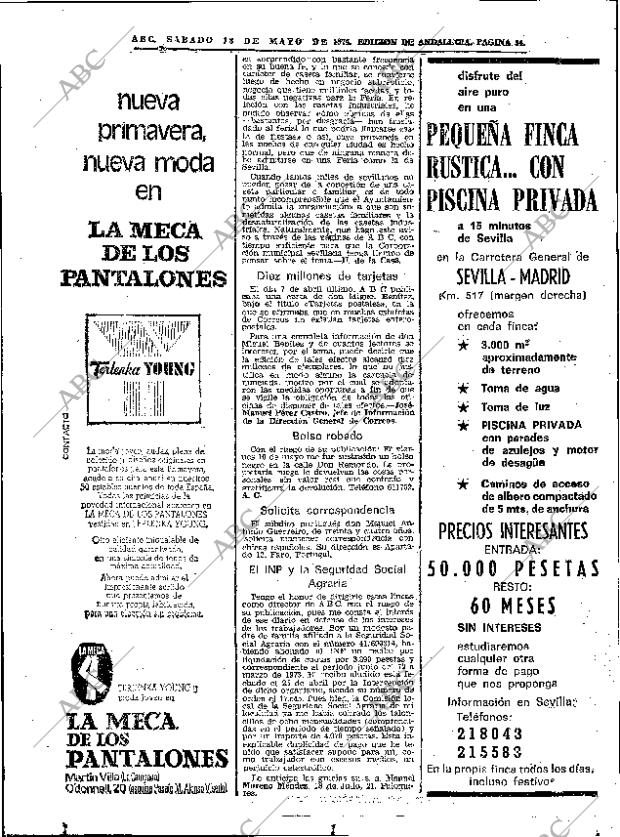 ABC SEVILLA 18-05-1974 página 56