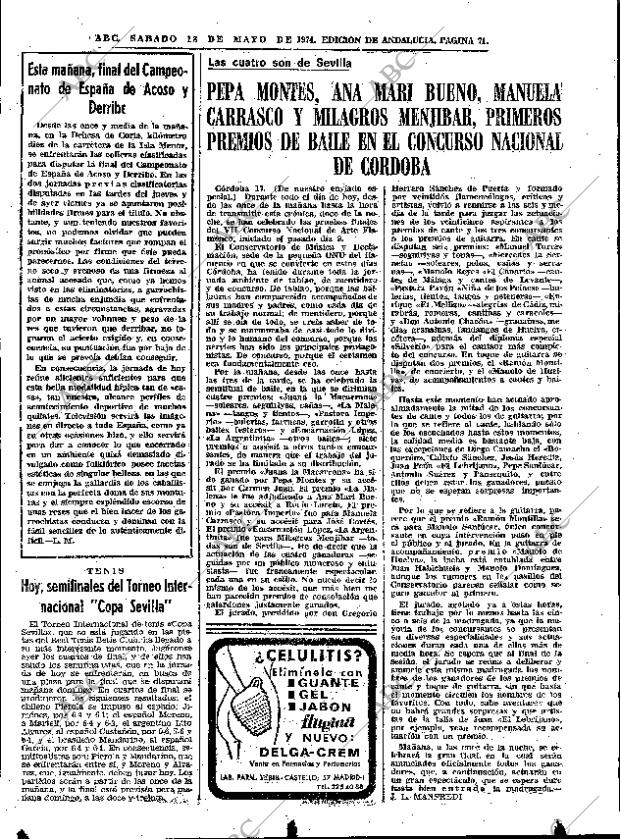 ABC SEVILLA 18-05-1974 página 73