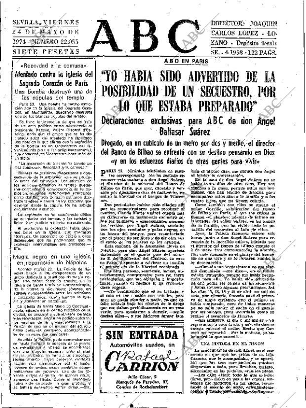 ABC SEVILLA 24-05-1974 página 63