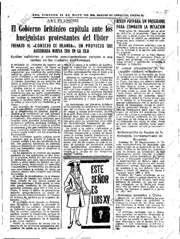 ABC SEVILLA 24-05-1974 página 65