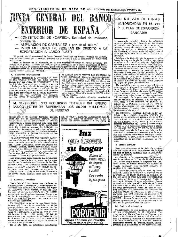 ABC SEVILLA 24-05-1974 página 79