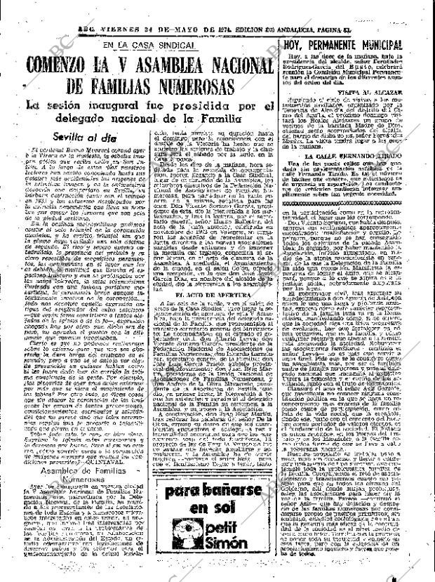 ABC SEVILLA 24-05-1974 página 83