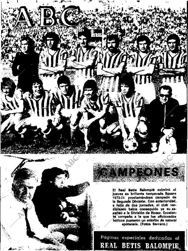 ABC SEVILLA 25-05-1974 página 1