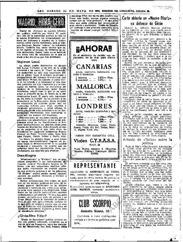 ABC SEVILLA 25-05-1974 página 38