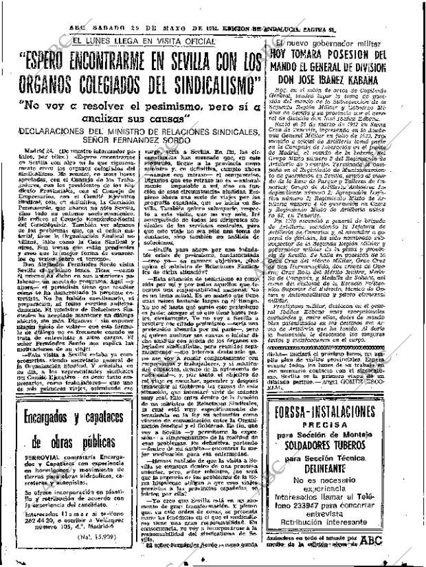 ABC SEVILLA 25-05-1974 página 51