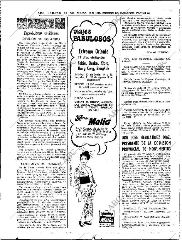 ABC SEVILLA 25-05-1974 página 58