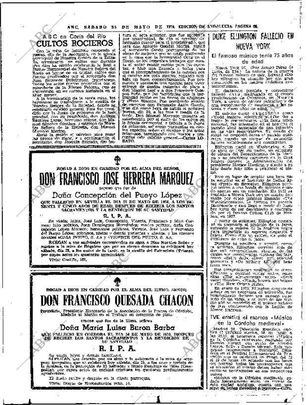 ABC SEVILLA 25-05-1974 página 66