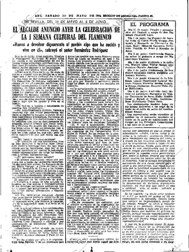 ABC SEVILLA 25-05-1974 página 67