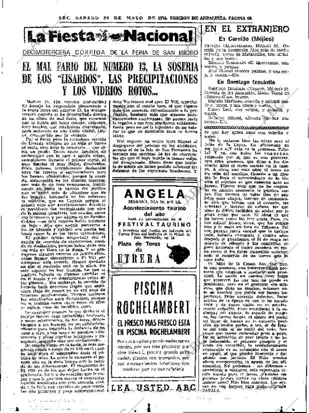 ABC SEVILLA 25-05-1974 página 69
