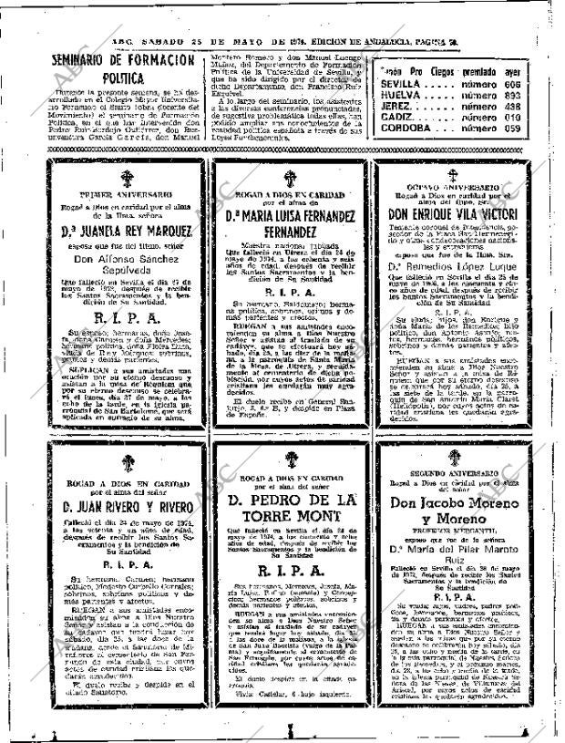 ABC SEVILLA 25-05-1974 página 70