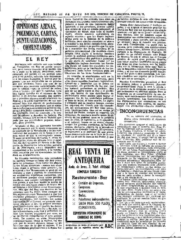 ABC SEVILLA 25-05-1974 página 71