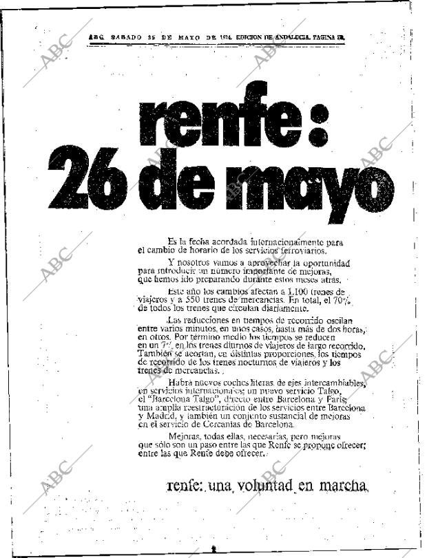 ABC SEVILLA 25-05-1974 página 80