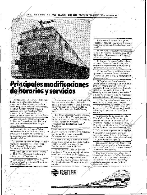 ABC SEVILLA 25-05-1974 página 81