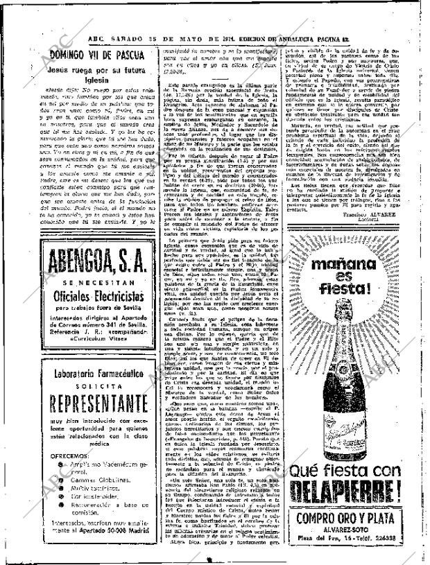 ABC SEVILLA 25-05-1974 página 82