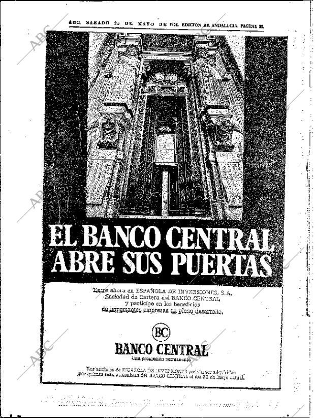 ABC SEVILLA 25-05-1974 página 86